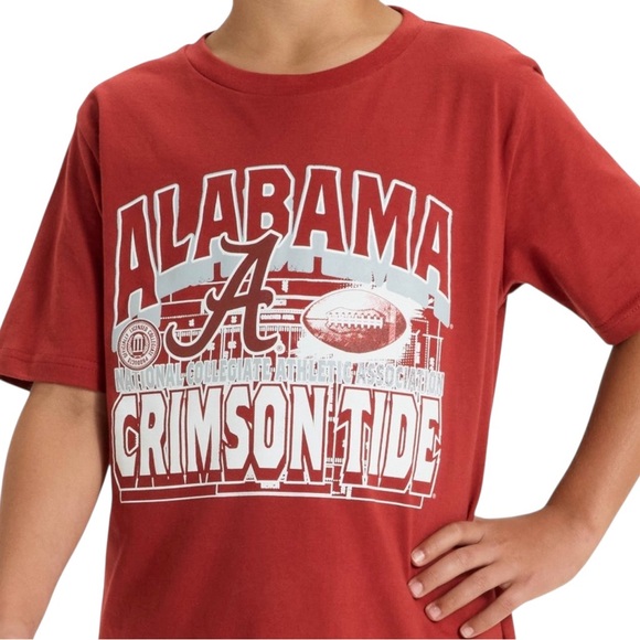 Alabama Crimson Tide College Graphic Tee Size Medium (8/10) - Picture 2 of 5